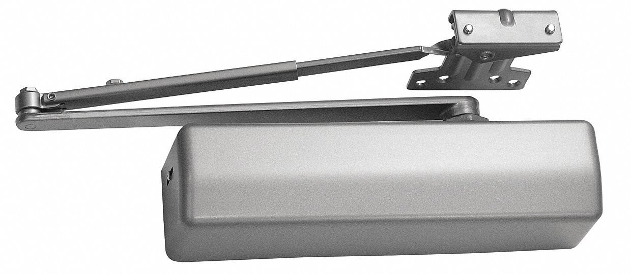 DOOR CLOSER,HOLD OPEN,IRON,11-5/8 IN.