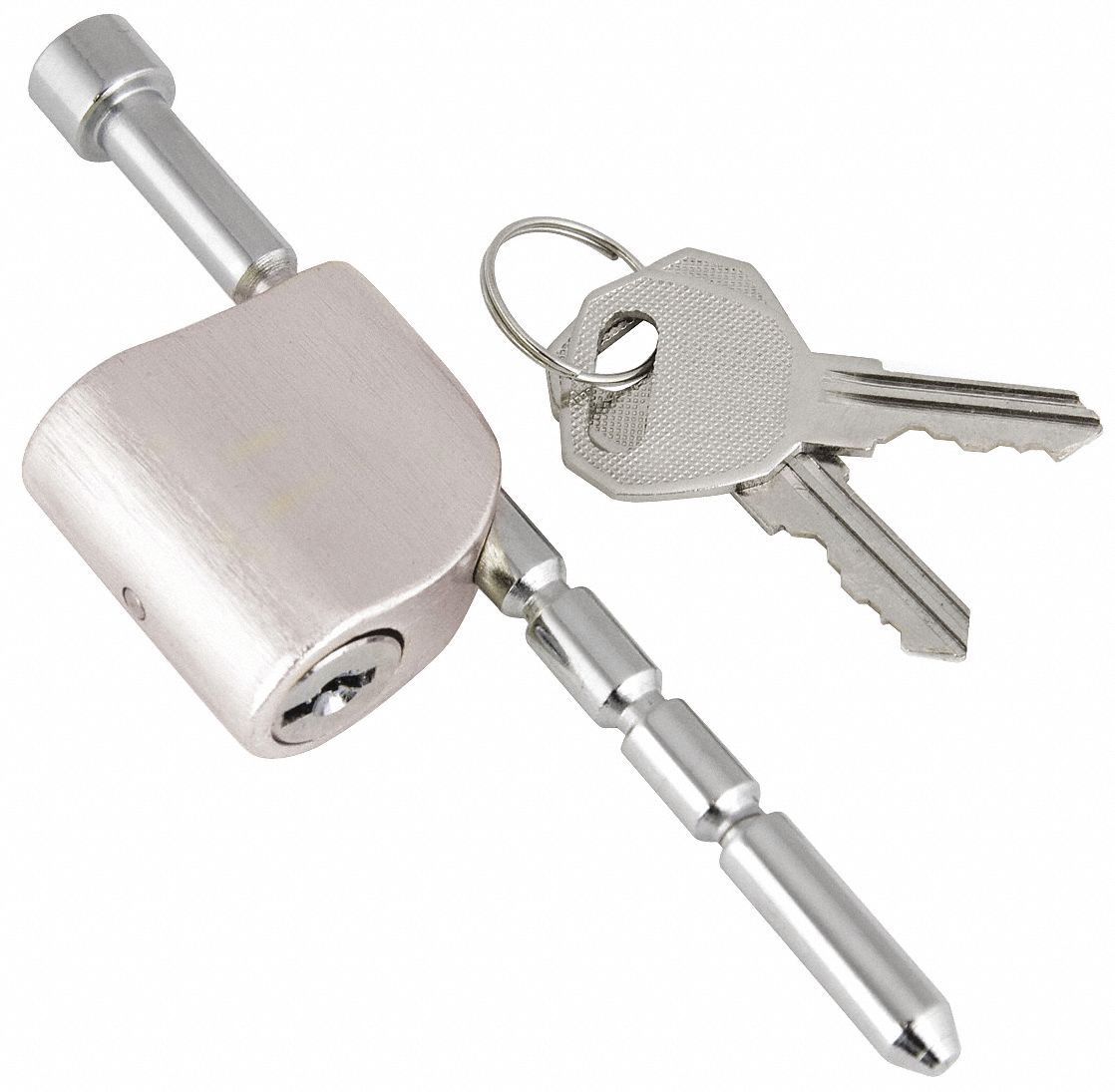 21T101 - Adjustable Coupler Lock Silver Brushed