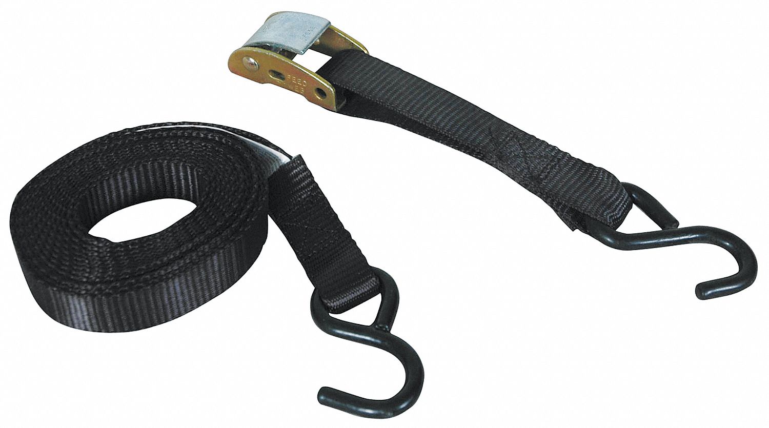 HIGHLAND Tie Down Strap, 12 ftL x 1 inW, 400 lb Load Limit, Adjustment ...