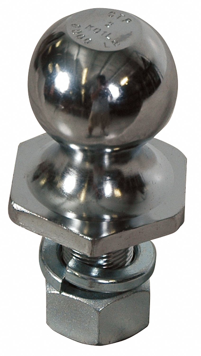 21T185 - Chrome Hitch Ball 1 In Shank Dia.