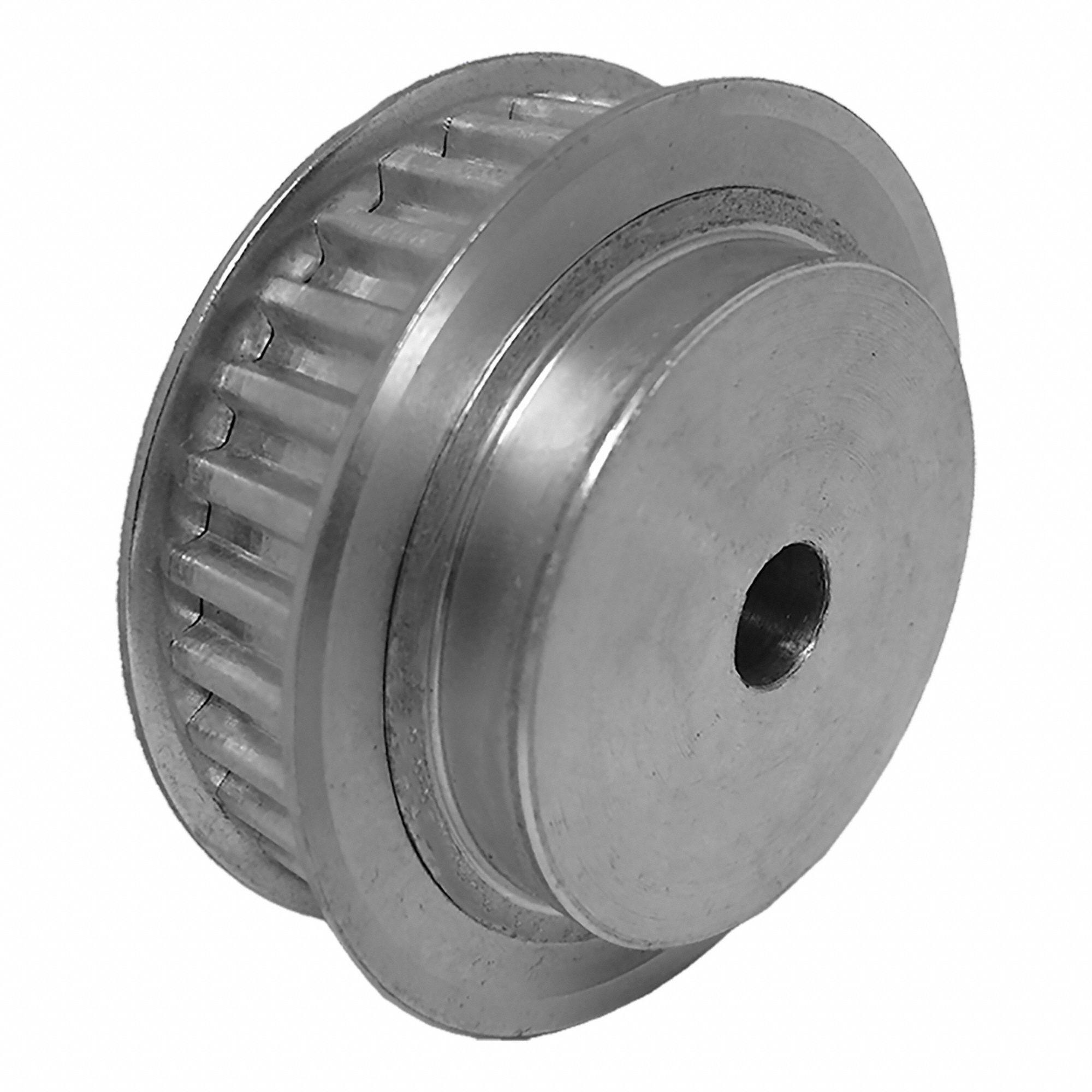 Dayton Timing Pulley: Trapezoidal, Plain, For T5 Timing Belt Section, For 10 mm Belt Wd - T5 Section Timing Belt Pulleys