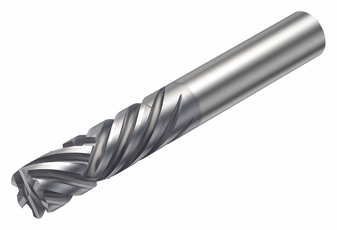 SANDVIK COROMANT End Mill, 1/2" Dia, 1-1/2" Cut, Carbide - 21RZ92|2P460