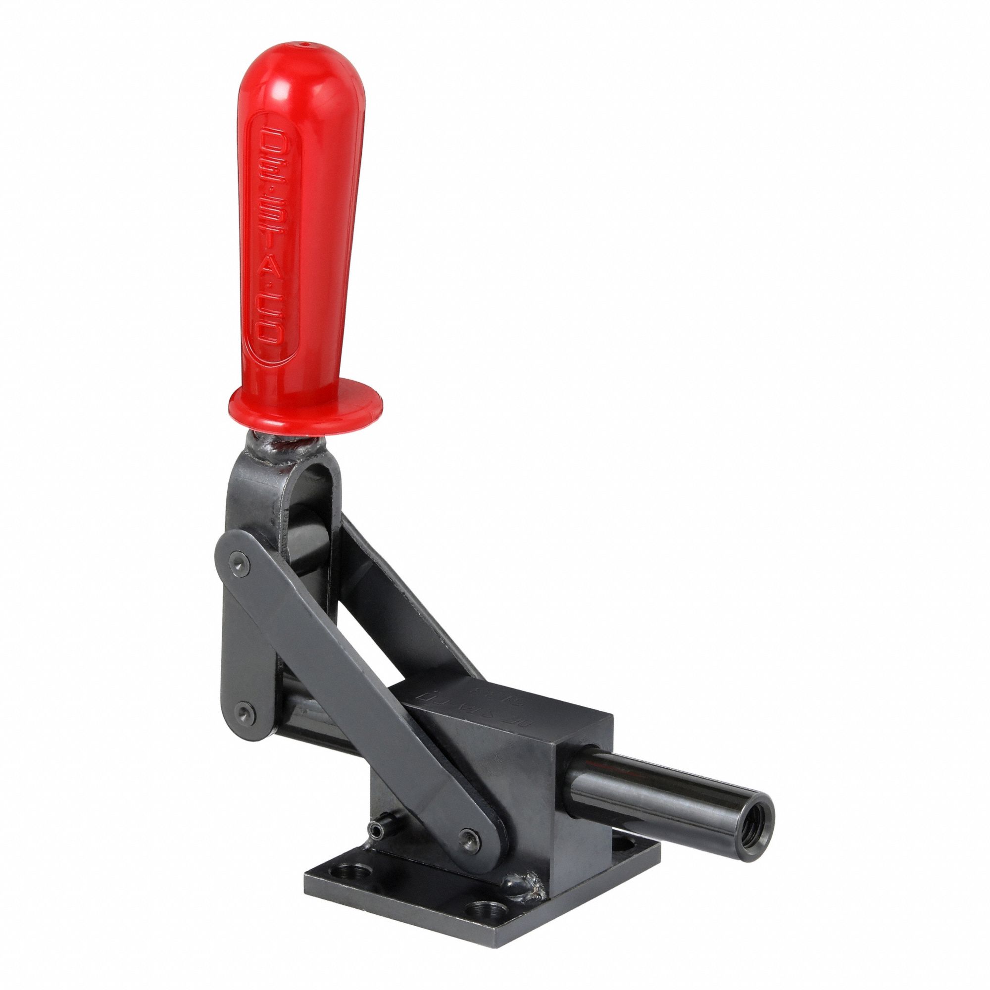 Straight Line Clamp: Flange Base Mounting, Std Horizontal Handle, 3.24 in Arm Lg, 1/2-13