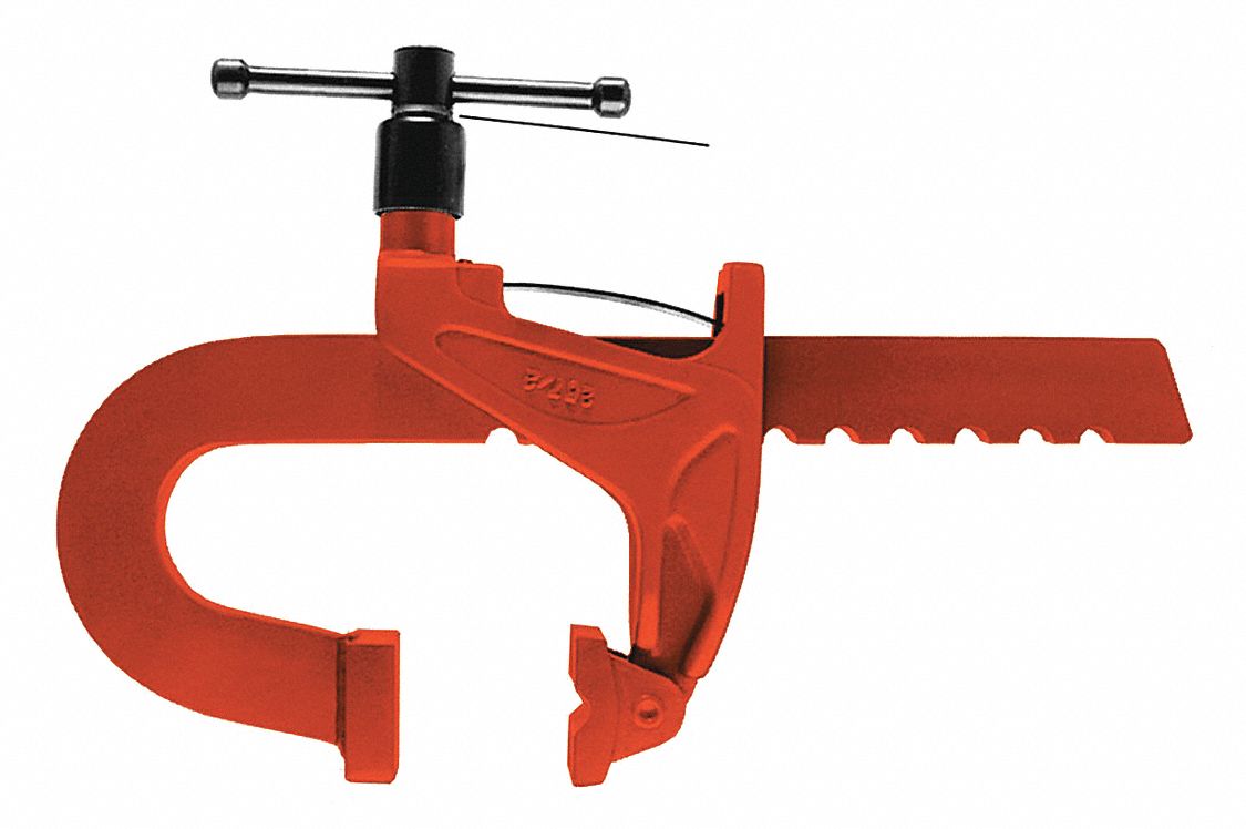 DESTACO CStyle Bar Clamp, 18", 5" D., 1200 Lb. 21TE90T32110