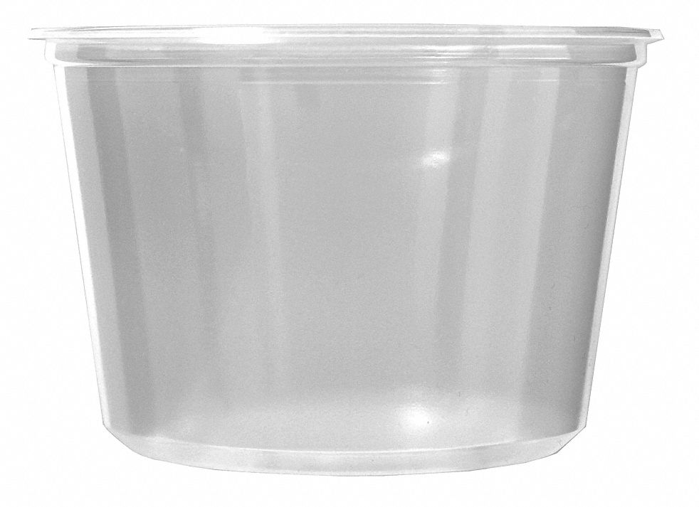 CONTAINER/ Translucent Plastic Deli Container, 32 oz -Food Service