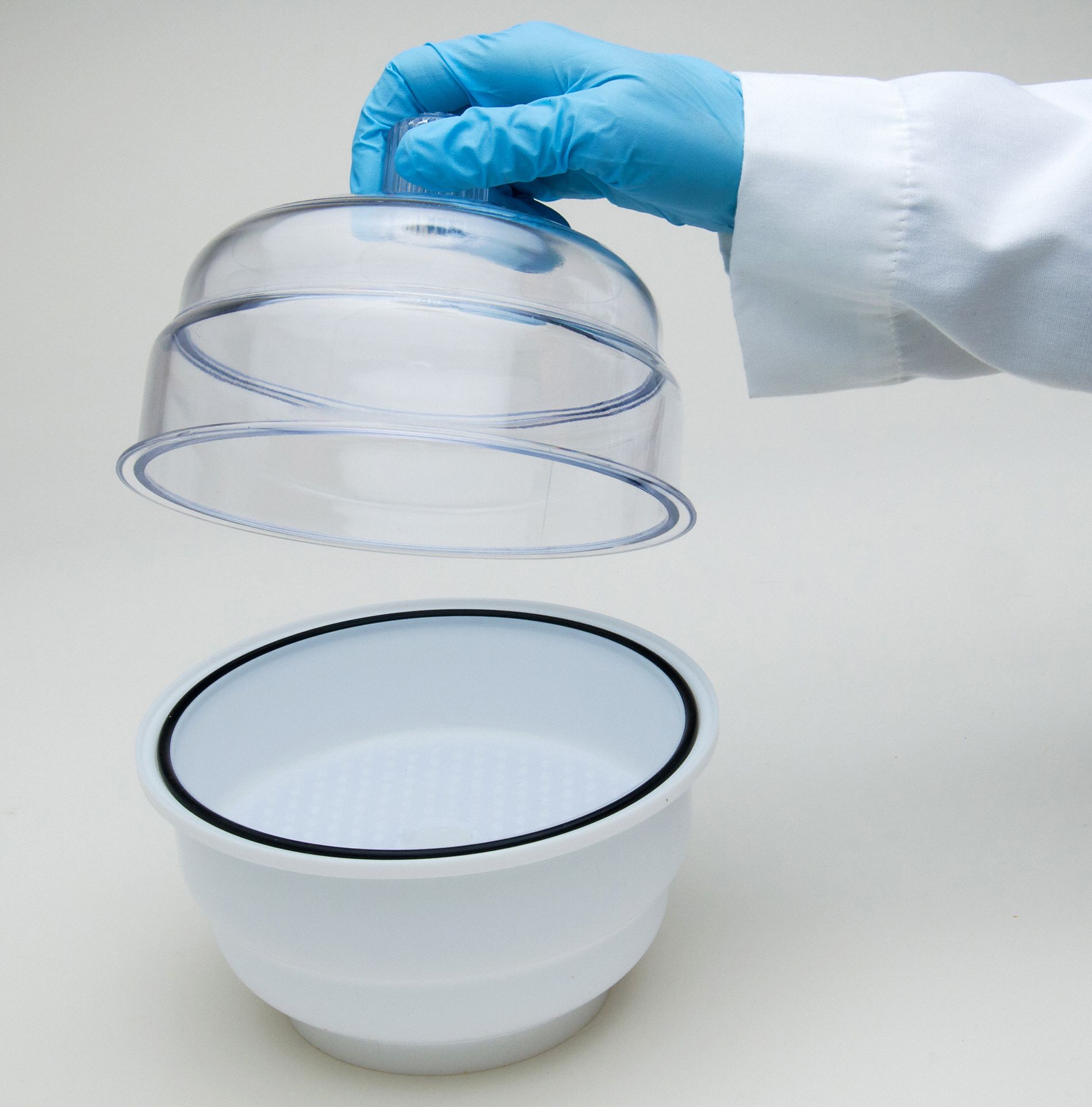 SP SCIENCEWARE Desiccator, w/Out Vacuum, Space Saver 21TR66F42030