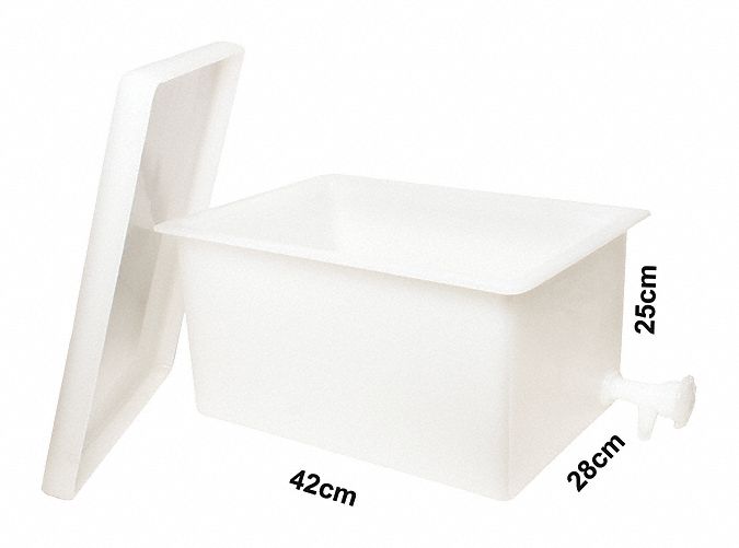 SP SCIENCEWARE H34093-0000 Tank with Lid and Faucet,10 in H,11 in W 21TT66