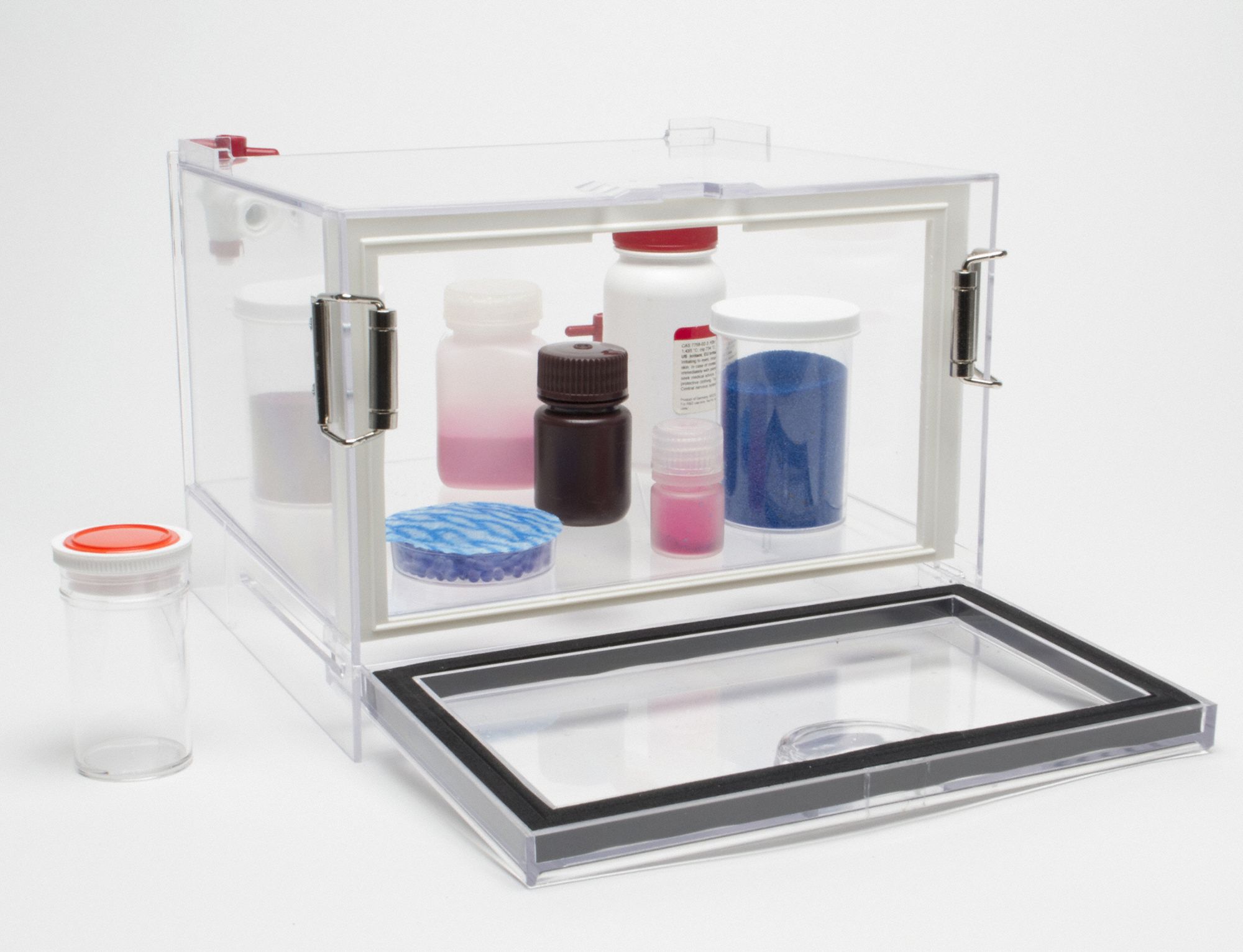 SP SCIENCEWARE Desiccator, Amber, 6 3/4 in Overall Height, 43/8 in