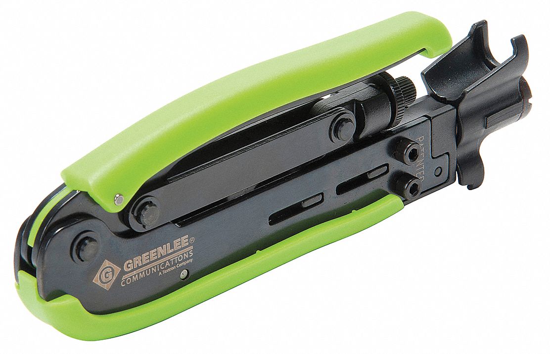 DIELESS CRIMPER, FOR RG59/6/6Q OR RG7/11, COAX CABLE, 6 7/8 IN OVERALL L
