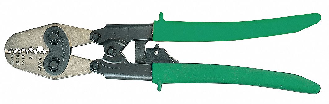 RATCHET CRIMPER,22 TO 6 AWG,12-7/8IN L