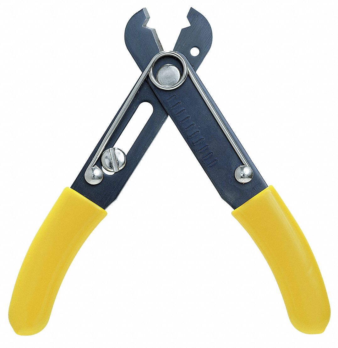 ADJUSTABLE WIRE STRIPPER AND CUTTER