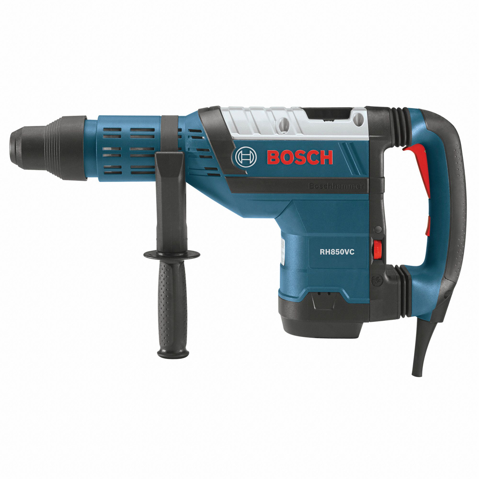 BOSCH Rotary Hammer Kit SDSMax, DHandle, 1 7/8 in Capacity, 9.3 ft