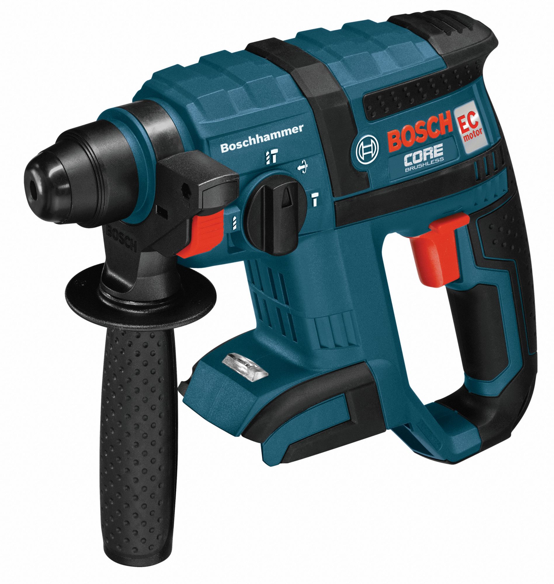 BOSCH Cordless Rotary Hammer, 18.0 Voltage, 0 to 4500 Blows per Minute