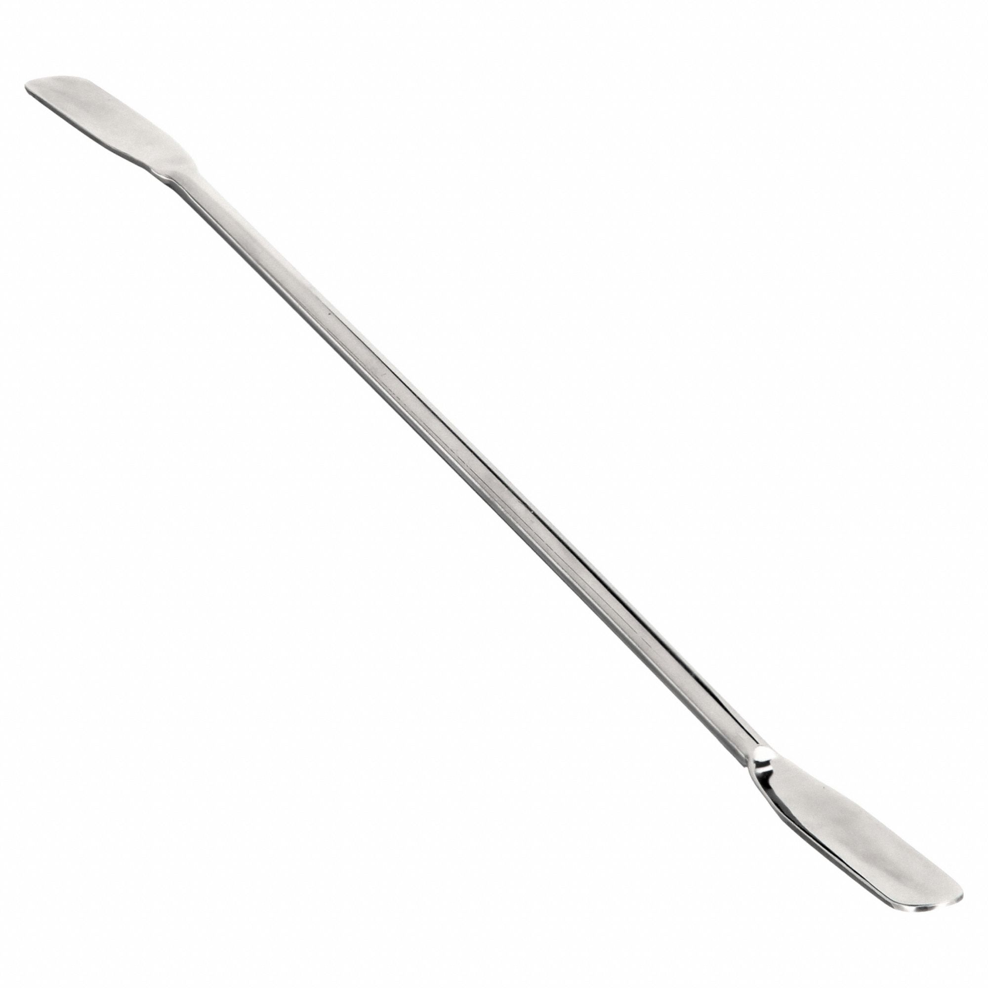 Spatula: Spatula, Non-Sterile, Stainless Steel, 12 in Overall Lg, 2 in Handle Lg, Nickel Plated, 304