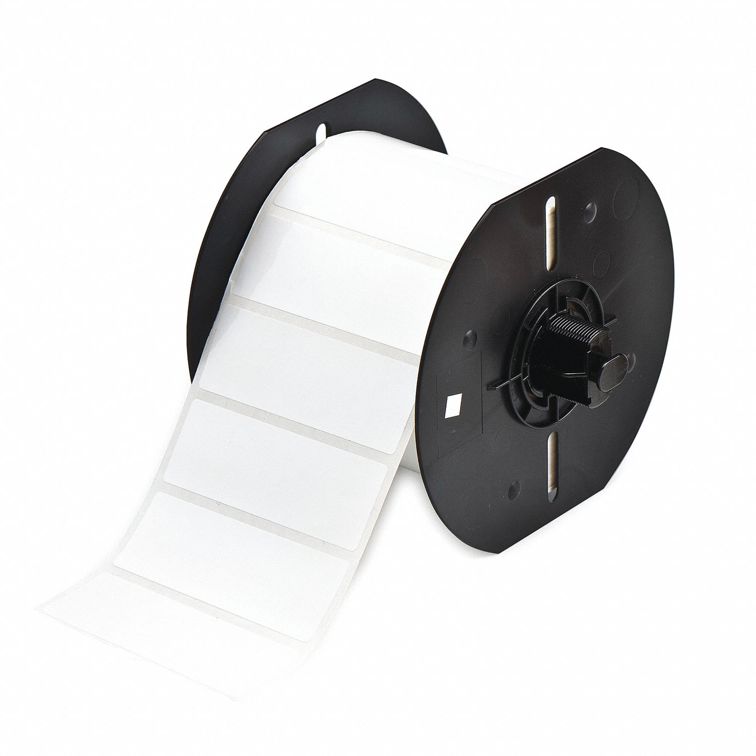 PRECUT LABEL ROLL, 1 IN X 3 IN, POLYESTER, WHITE, GLOSS, 1, 500 LABELS PER ROLL, -94 °  TO 230 °  F