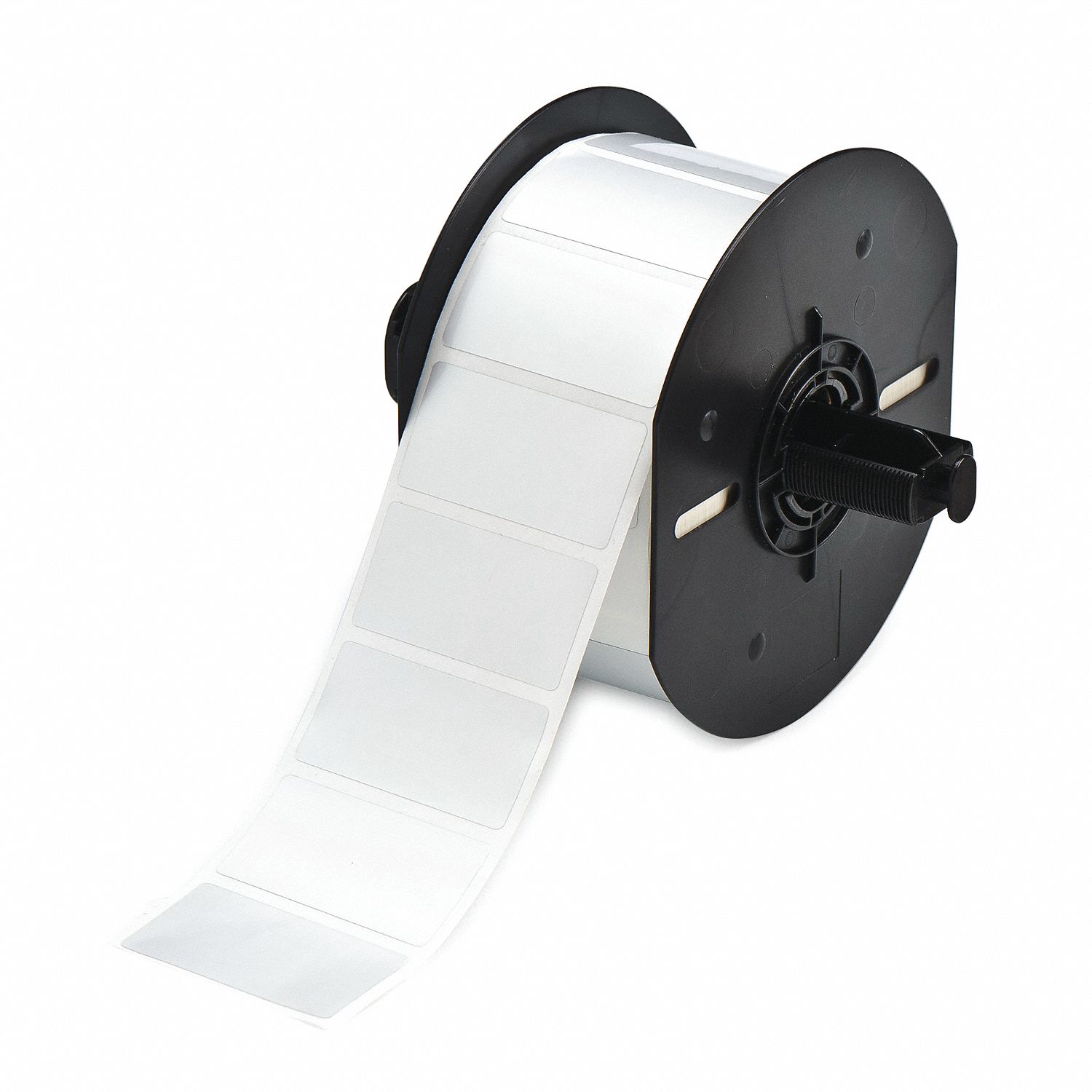Pre-Cut Label Stock Roll Silver Gloss