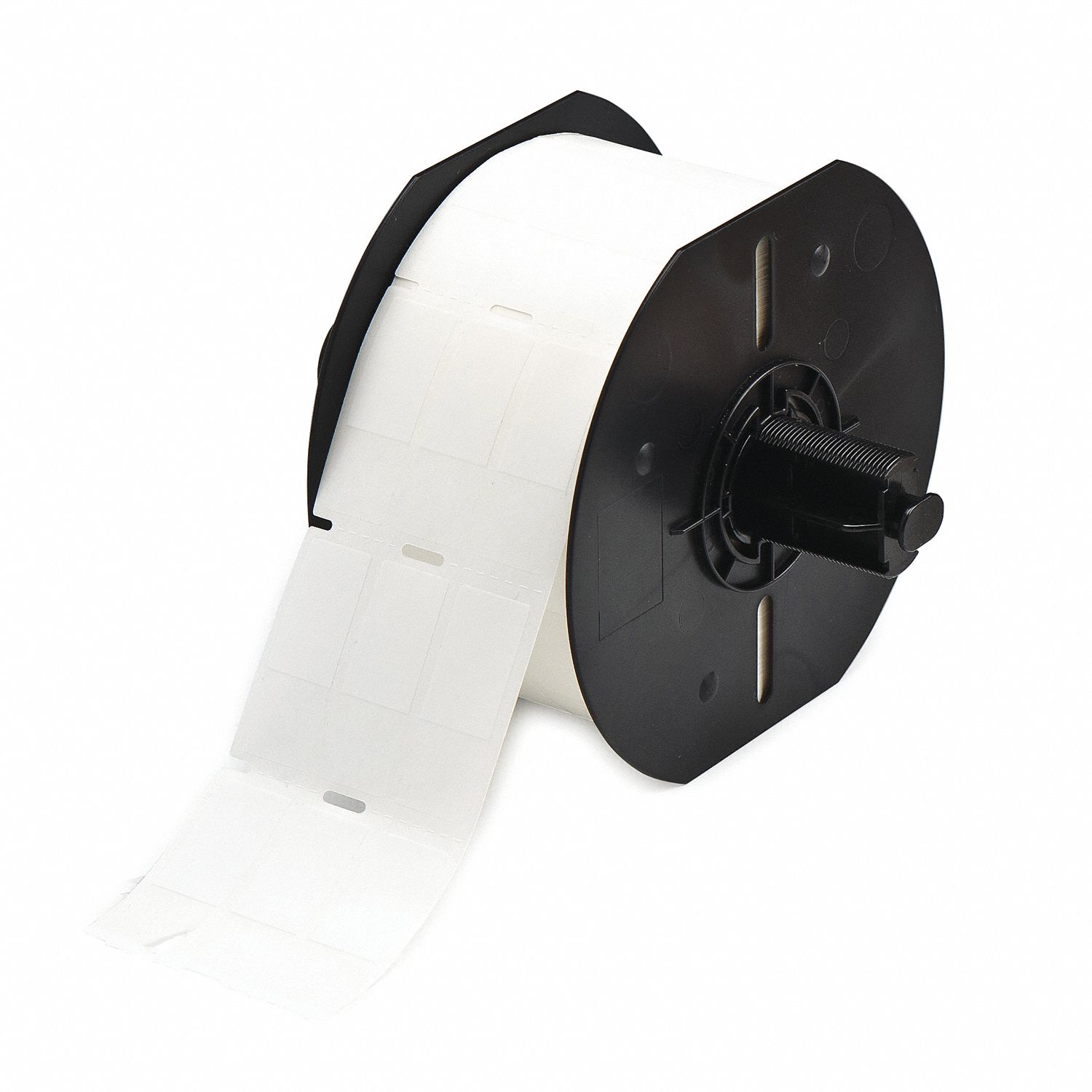 Pre-Cut Label Stock Roll: Rectangle, 1 5/8 in x 39/64 in, 19/32 in, Cryogenic Autoclavable Polyester