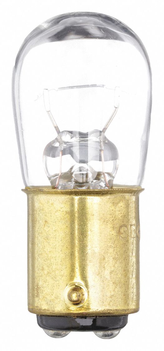 AMPOULE INCANDESCENTE, BAÏONNETTE DOUBLE CONTACT (BA15D), BULLET, B6, 1004, BLANC, 2PK