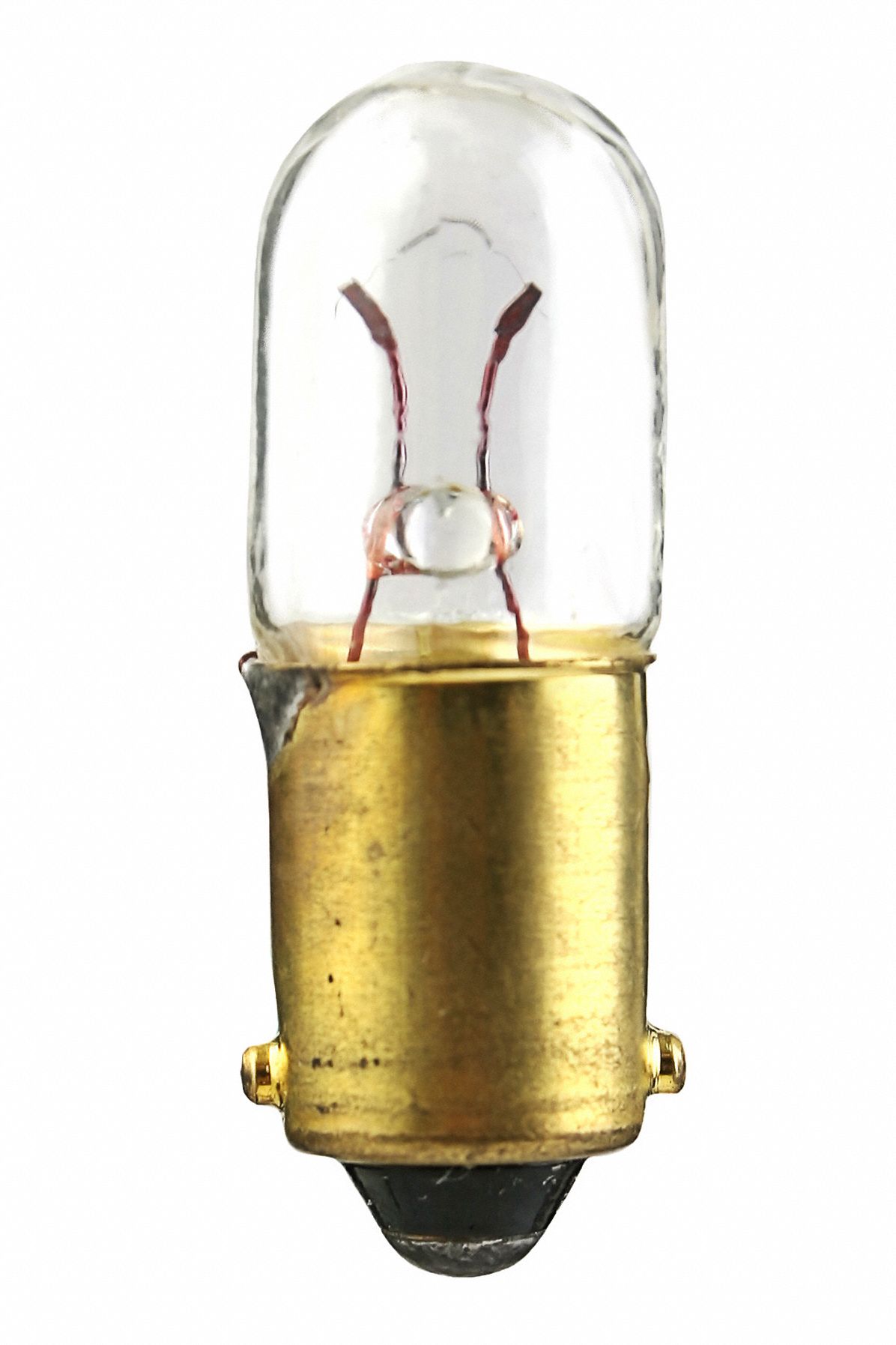 MINIATURE INCANDESCENT BULB, MINIATURE BAYONET (BA9S), (T) TUBULAR, T3¼, 1813, WHITE