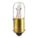 MINIATURE INCANDESCENT BULB, MINIATURE BAYONET (BA9S), (T) TUBULAR, T3¼, 1813, WHITE