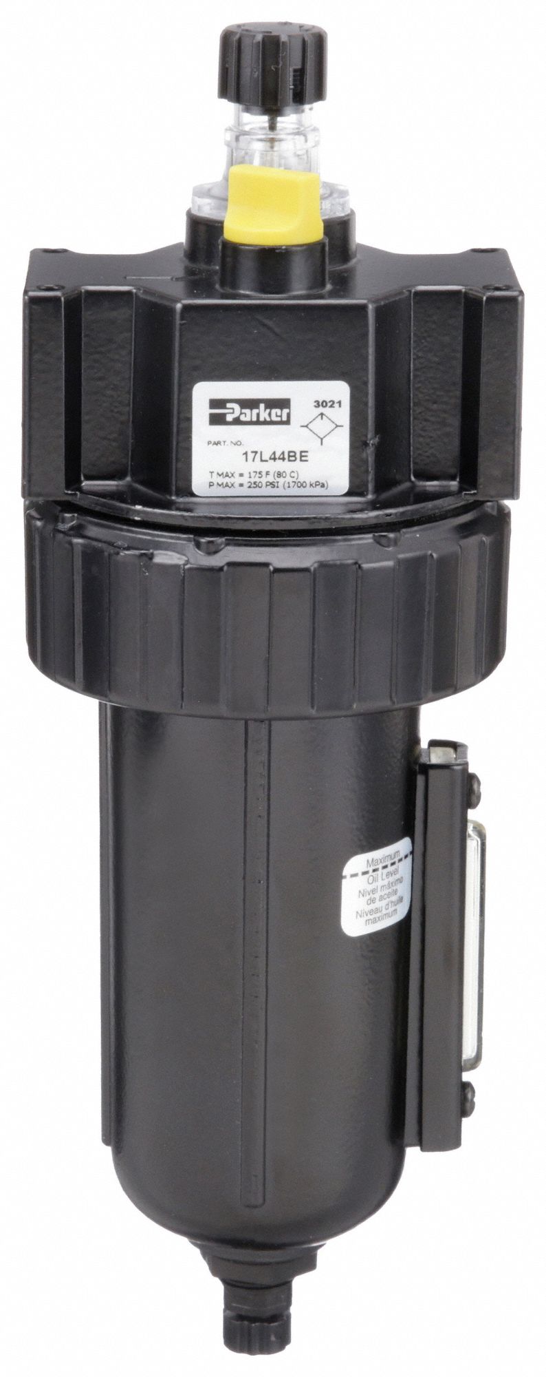 PARKER, Micro Mist, 3/4 in NPT, Compressed Air Lubricator - 21U831 ...