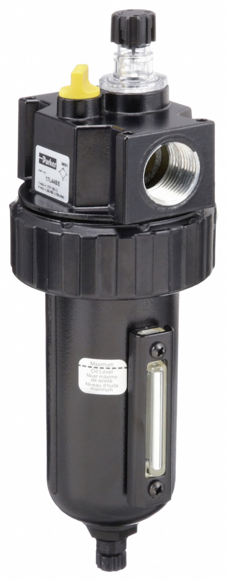 PARKER Compressed Air Lubricator: Micro Mist, 3/4 in NPT, 90 cfm, 250 ...