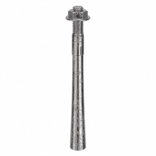 MKT FASTENING Wedge Anchor: 8 1/2 in Overall Lg, 5/8 in Dia, 5/8