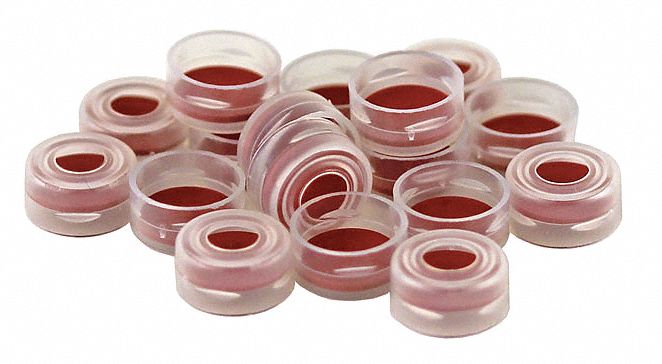 Cap, 11 mm Dia, Clear, PK100