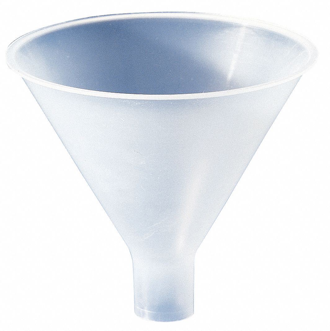 Glass, Borosilicate Glass, Powder Funnel 21UD30CG172001 Grainger