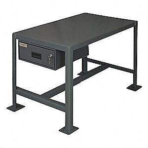 MACHINE TABLE,18X24X30,1 SHELF