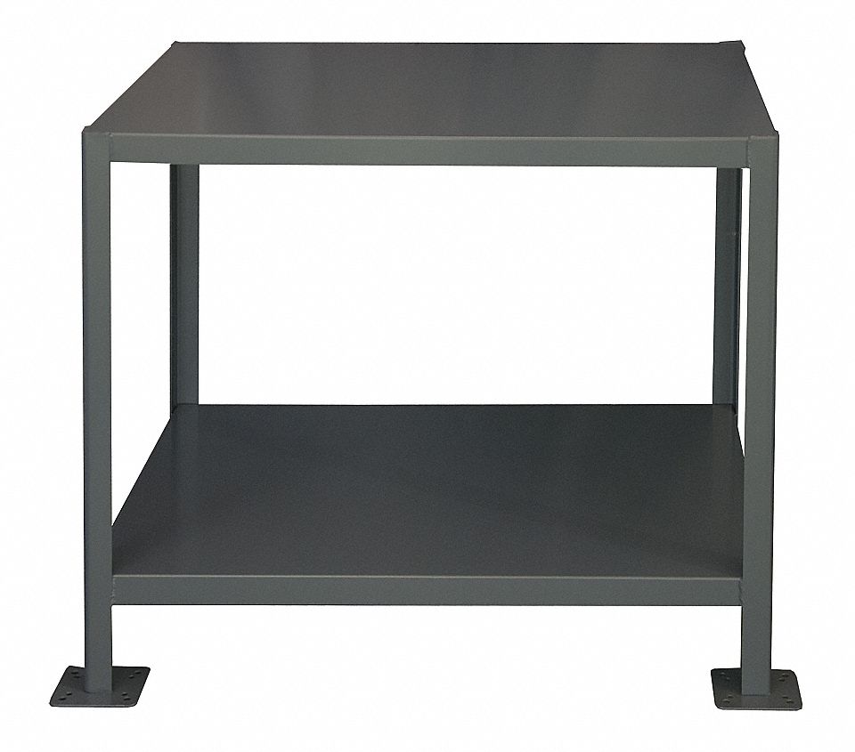 MACHINE TABLE,24X36X30,2 SHELF