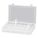 COMPARTMENT BOX, 11 IN X 1¾ IN, CLEAR, POLYPROPYLENE