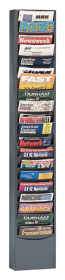 LITERATURE RACK, VERTICAL