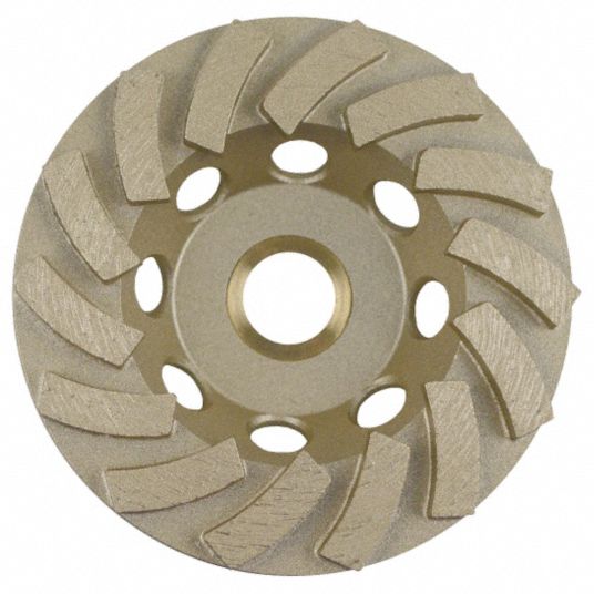 DIAMOND VANTAGE Segment Cup Grinding Wheel 7 in Abrasive Wheel Dia