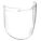 REPLACEMENT VISOR, CLEAR, PC, 15 7/8 X 9 X 0.09 IN, CSA, DIELECTRIC, FOR TURBOSHIELD