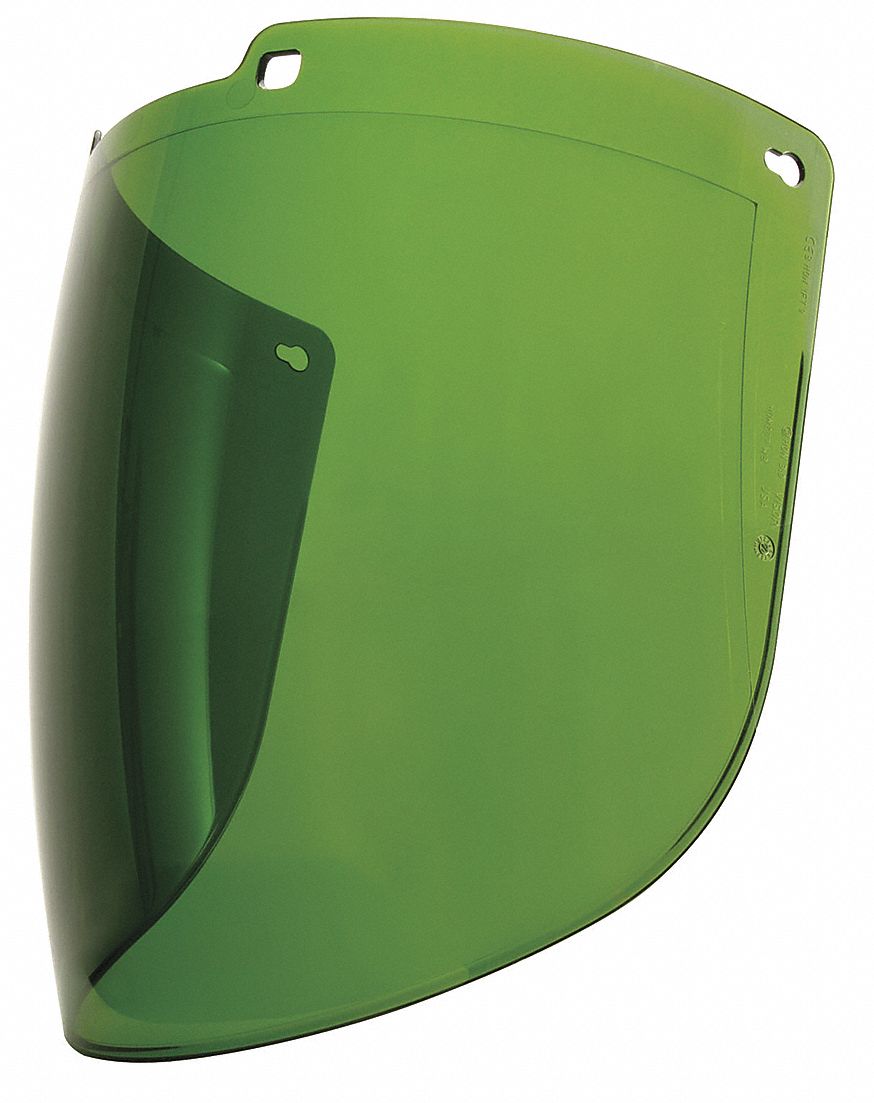 Face Shield Visor Green Polycarbonate