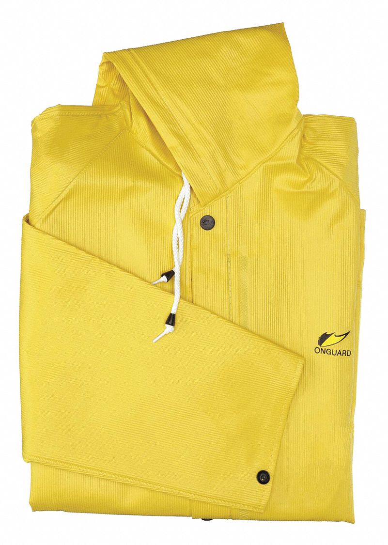 Webtex Jacket W/Attached Hood, Yellow, M