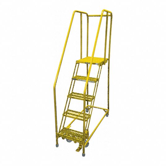 Cotterman Rolling Ladder: 50 In Platform Ht, 20 In Platform Dp, 24 In 