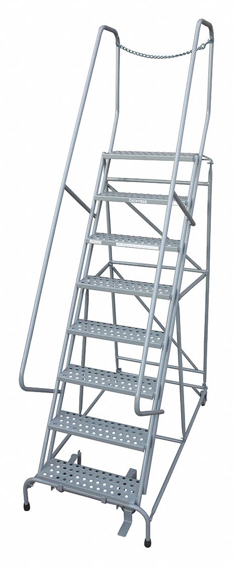 COTTERMAN, 6.7 ft Platform Ht, Assembled, Rolling Ladder - 21UU03 ...