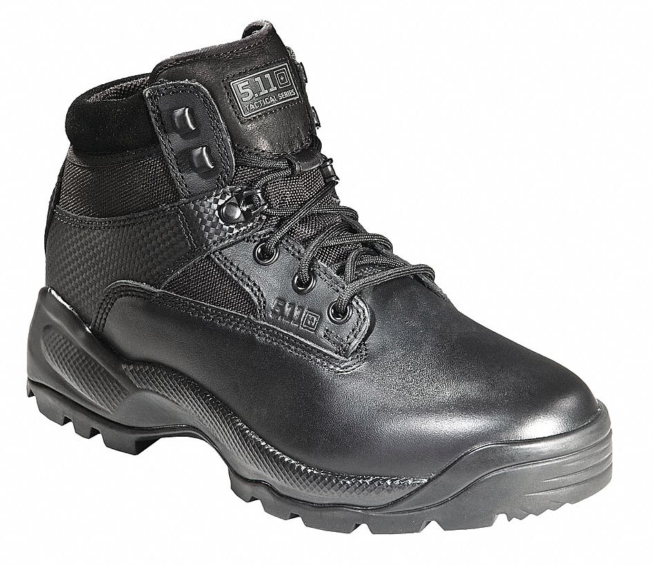 5.11 TACTICAL Military/Tactical Boots, Toe Type: Plain, Black, Size: 10 ...