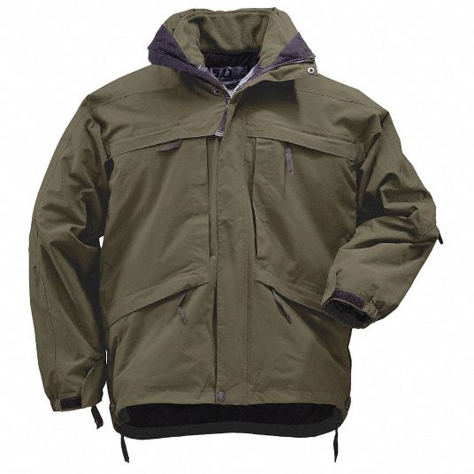 5.11 TACTICAL Parka, Waterproof, Tundra, Zipper Closure Type, M ...