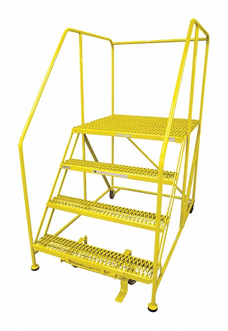 Work Platform: 3.3 ft Platform Ht - Max, 36 in x 36 in, Steel, 800 lb Load Capacity