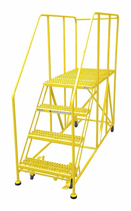 Work Platform: 3.3 ft Platform Ht - Max, 24 in x 60 in, Steel, 800 lb Load Capacity
