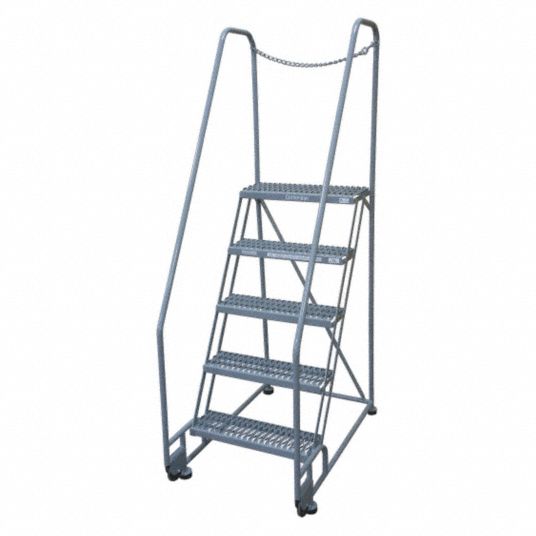 COTTERMAN, 4.2 ft Platform Ht, Assembled, Rolling Ladder - 21VD52 ...