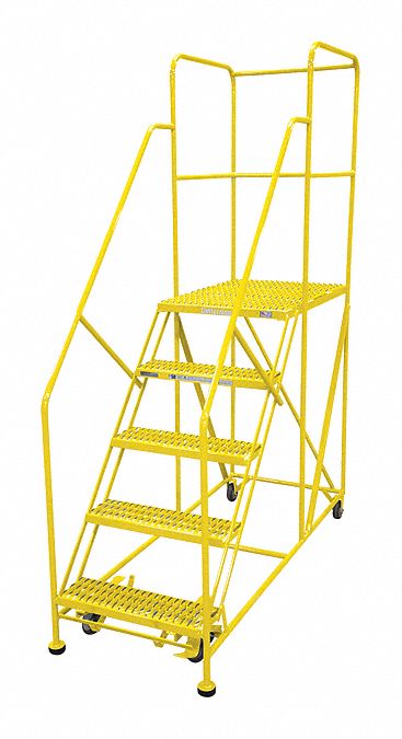 Work Platform: 4.2 ft Platform Ht - Max, 24 in x 36 in, Steel, 800 lb Load Capacity