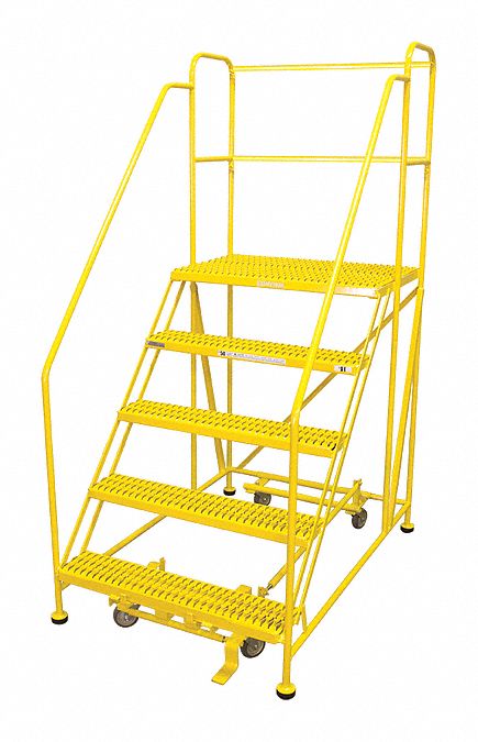 Work Platform: 4.2 ft Platform Ht - Max, 36 in x 24 in, Steel, 800 lb Load Capacity