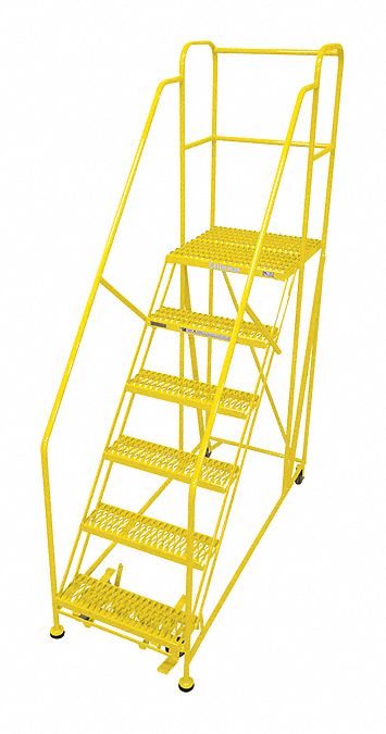 Work Platform: 5 ft Platform Ht - Max, 24 in x 36 in, Steel, 800 lb Load Capacity