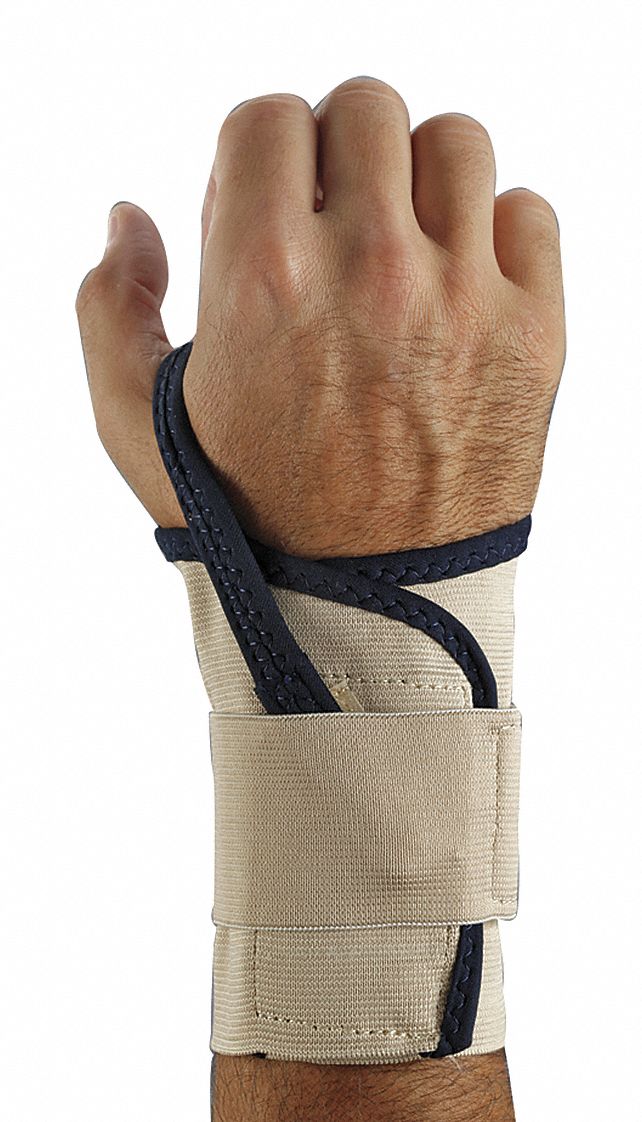 WRIST SUPPORT,RH,TAN,MED