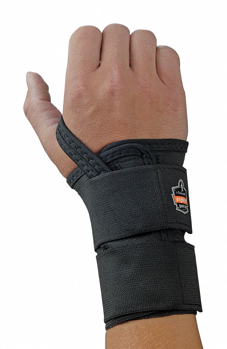 ERGODYNE WRIST SUPPORT BLACK - Wrist Supports and Wraps - EGO4010LH-XL ...