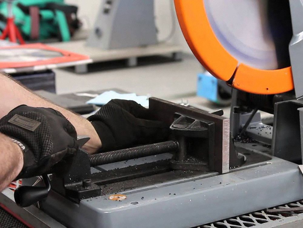 FEIN Chop Saw, 14 in Blade Dia., 1,300 RPM Max. Blade Speed, 1 in Arbor